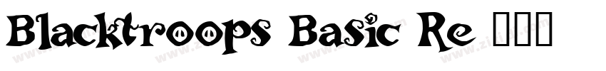 Blacktroops Basic Re字体转换